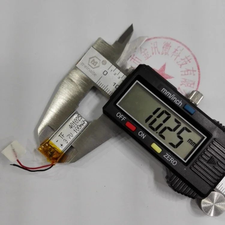 401025 polymer lithium battery, Bluetooth headset, self timer, self timer charging, general 3.7V mini core.