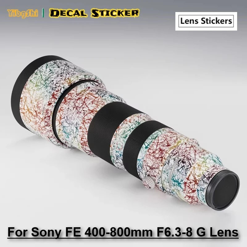 

Для Sony FE 400-800 мм F6.3-8 G наклейка на объектив виниловая пленка для объектива защитная наклейка для тела защитное покрытие SEL400800 400 800