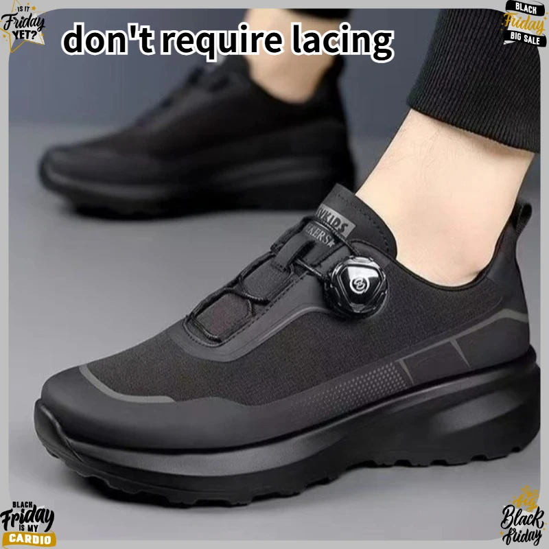 

Мужские повседневные кроссовки с поворотной застежкой, дизайнерские кроссовки с вращающимся механизмом, удобные нескользящие уличные прогулочные туфли на толстой подошве для мужчин