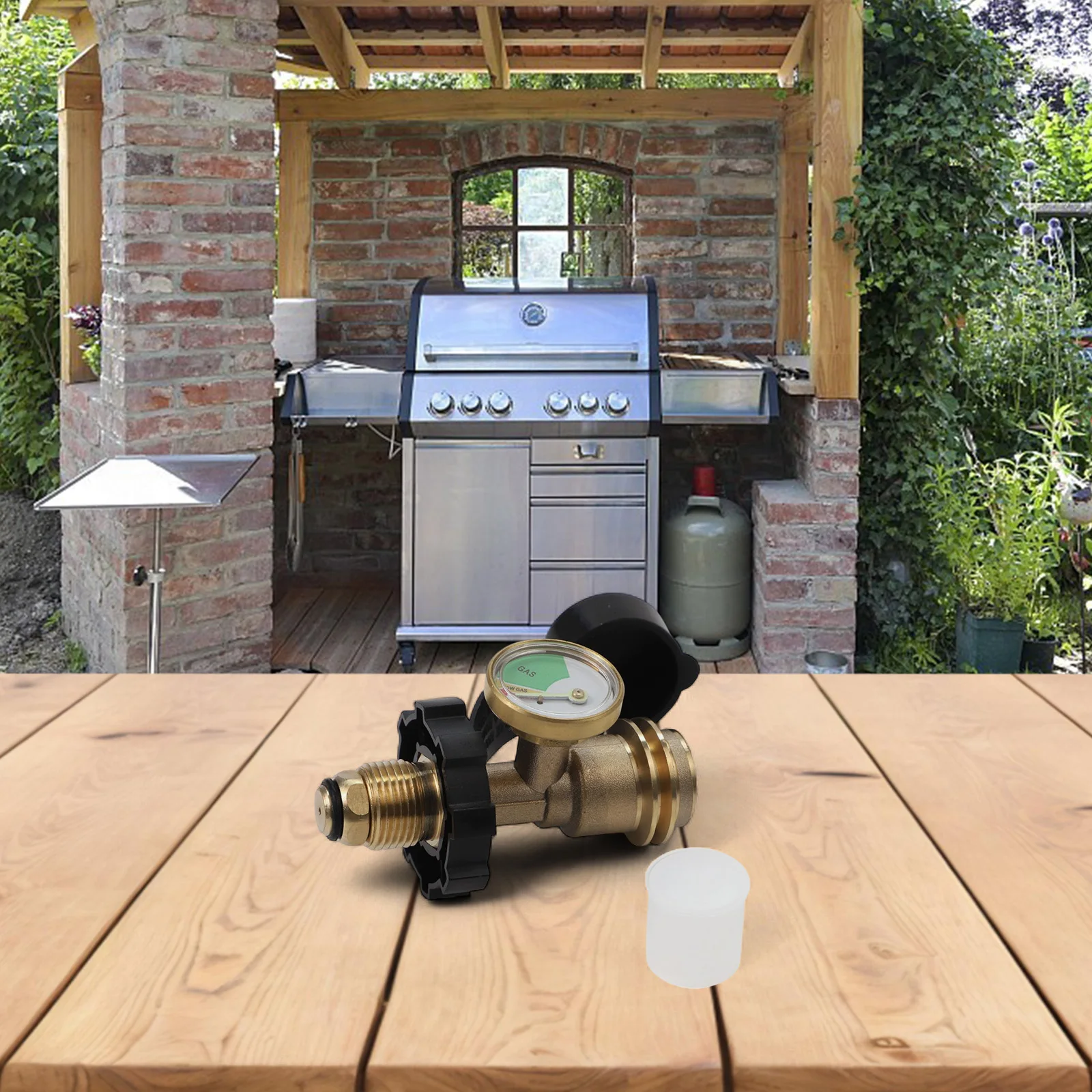 لمواقد التخييم خزان الغاز موصل تجارب الطبخ 95*50 مللي متر 3.74*1.96in موصل قابل للتخصيص سهل التركيب