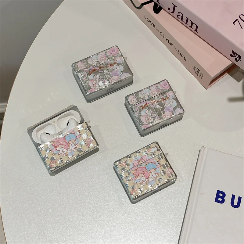 Caso bonito dos desenhos animados para Airpods, Bluetooth Earbuds, caixa de carregamento, capa protetora do fone de ouvido, capa infantil, Airpod Pro