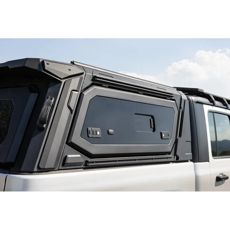 Heavy‑Duty Aluminium Hardtop Canopy Shell Exterior Mod Part For Gladiator JT Pickup Truck