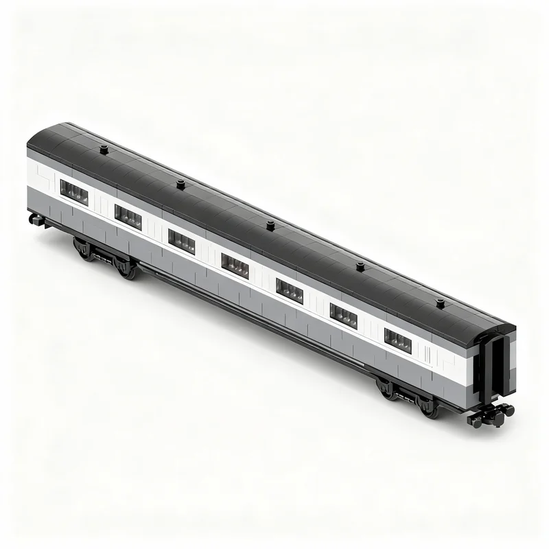 781pcs MOC New York Central Passenger Car Train Model Building Blocks Toys Architecture Christmas Gift Brick Idea Assemble DIY