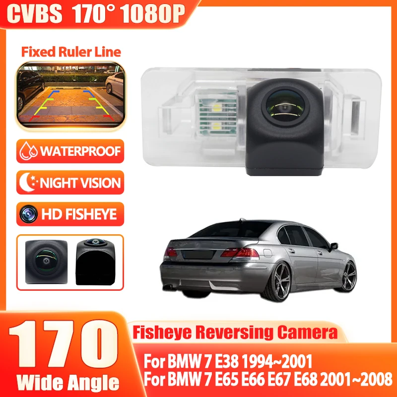 

Камера заднего вида HD CCD для BMW 7 E38 7 E65 E66 E67 E68 1994 ~ 2008 Камера заднего вида ночного видения Камера резервного копирования Камера номерного знака