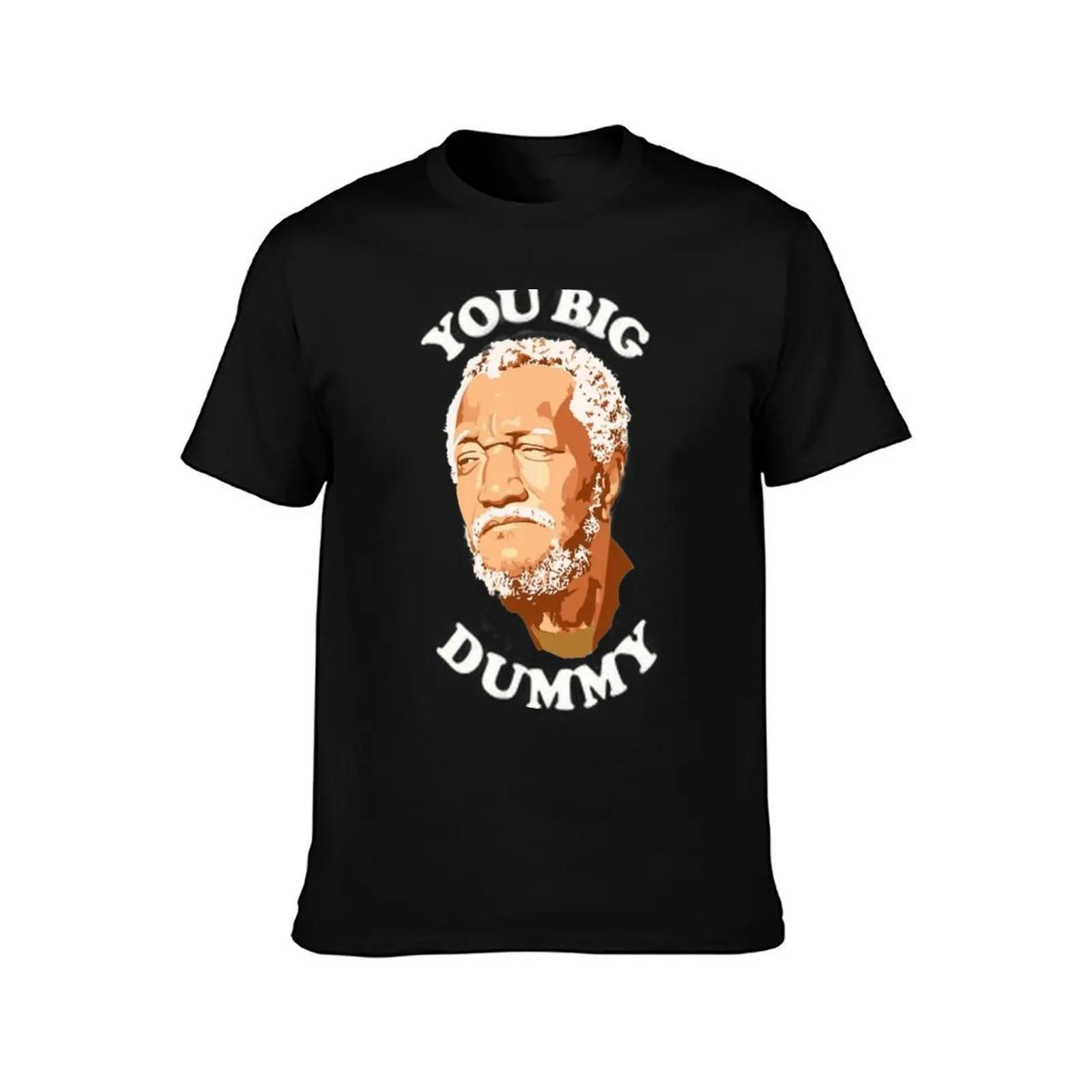 You Big Dummy T-Shirt, Summer Casual Cotton Tee, Oversized Streetwear Tops, Vintage Graphic Print, Loose Fit Short Sleeve