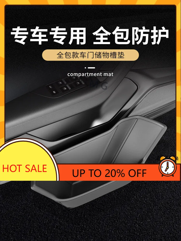 OIMG For Hongqi H5 Door Slot Mat Center Console Storage Box Interior Accessories Custom Fit Organizer Replacement