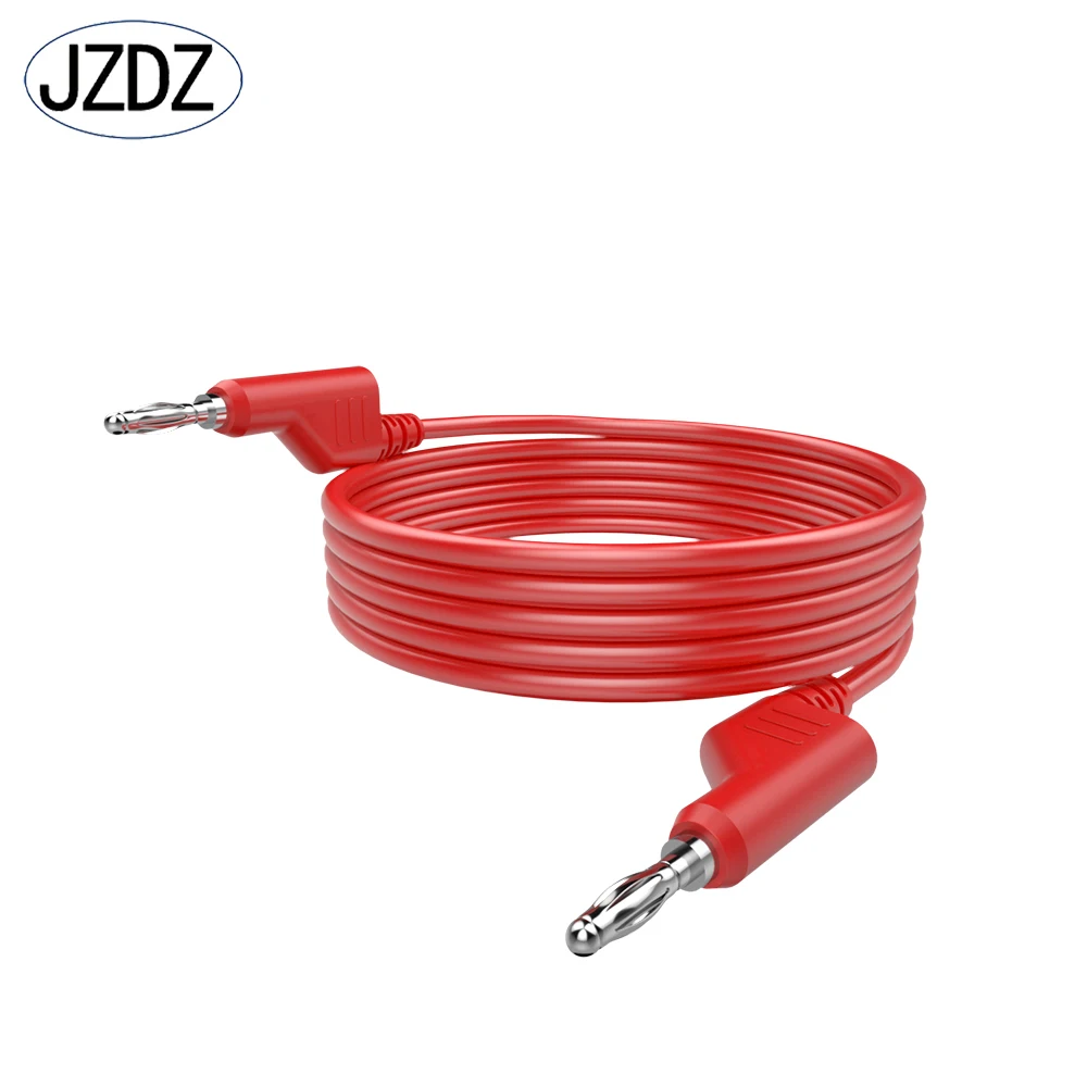 Imagem -05 - Jzdz Pcs mm Banana Plug para Banana Plug Multímetro Teste Leads Cabo Linha Fio 100cm Ferramentas de Teste Elétrico 70054