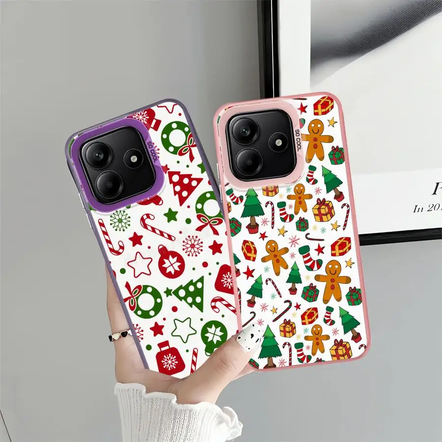 เคสโทรศัพท์ลายคริสต์มาส ดีไซน์สร้างสรรค์ สำหรับ Xiaomi Redmi Note 10s 14 Pro Plus 12s 10Lite 9s 13 12 11 11s