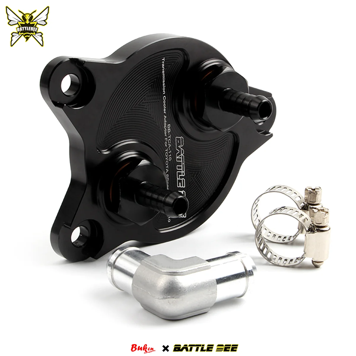 Wholesale New BATTLE BEE Transmission Gearbox Radiator Base Aluminum Alloy Black High Quality Low Price 6-speed CVT BB-TCA-110