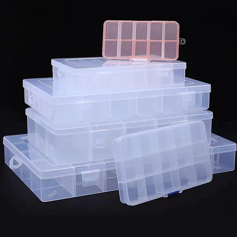 Tool Box for Garage Plastic Organizer Containers Storage Suitcase Screw Professional Jewelry Toolbox Electronic Components