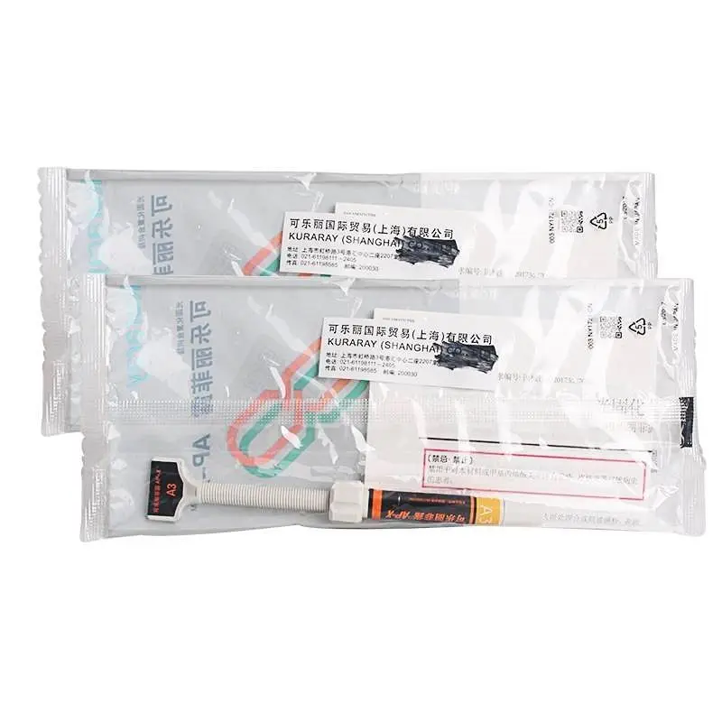 طب الأسنان AP-X العلاج بالضوء مركب الراتنج Kuraray نانو المواد 4.5 جرام/قطع لإصلاح تجويف الفم ملء أدوات مختبر التمريض