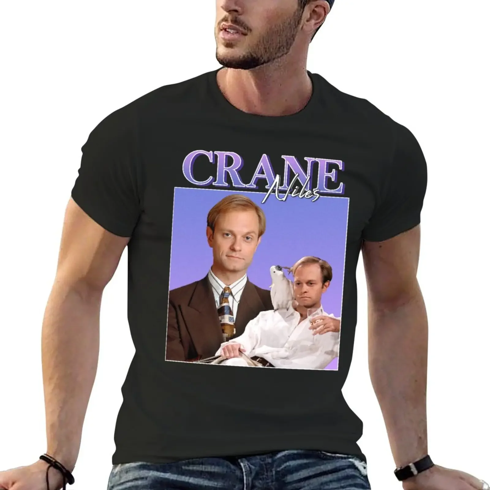 

New Niles Crane T-Shirt anime t shirts for a boy man t shirt mens graphic t-shirts big and tall