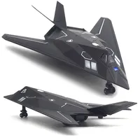 American Nighthawk F-117A stealth combat aircraft model simulation alloy Children's toy gifts