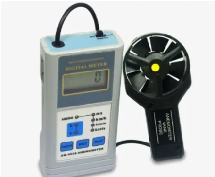 

New Digital Anemometer AM-4836 Handheld Wind Speed Meter Air Flow Meter AM4836