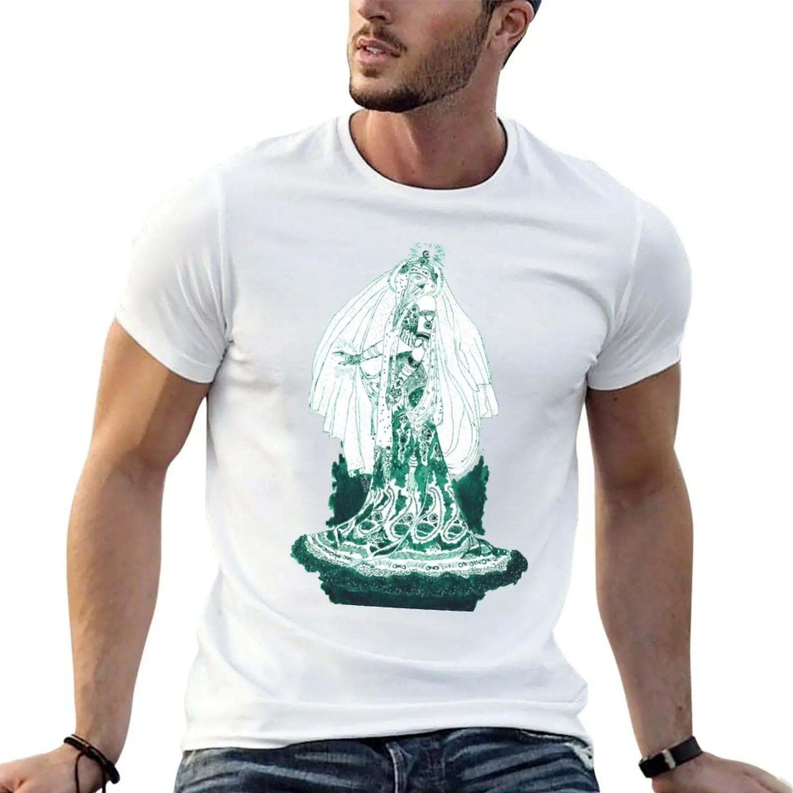 

Enchantress in Emerald Ink T-Shirt man graphic t shirt cotton t shirts high quality man t shirt summer T-shirt