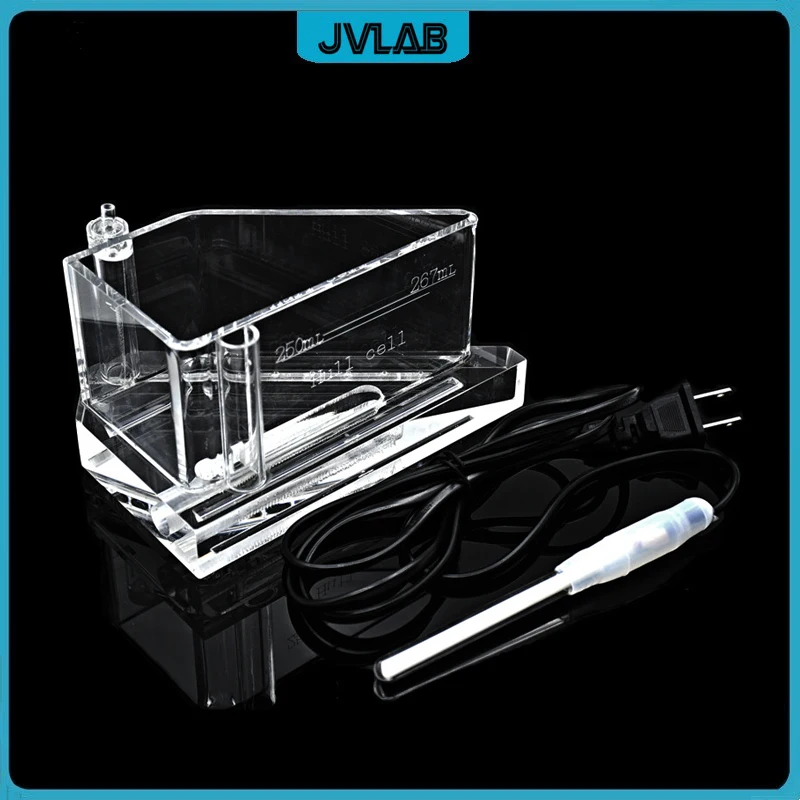 Hull Cell (Thermostatic-Control-type Tank) 267ml Harrington Groove Plating Testing Equipment With Heating Resistance (220V 50W)
