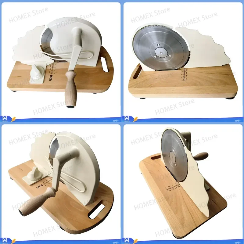 Bread Slicer with Safety Guard for Baguette Toast Burger Loaf Kitchen Baking Tool Household Food Cutter Storage Box Home