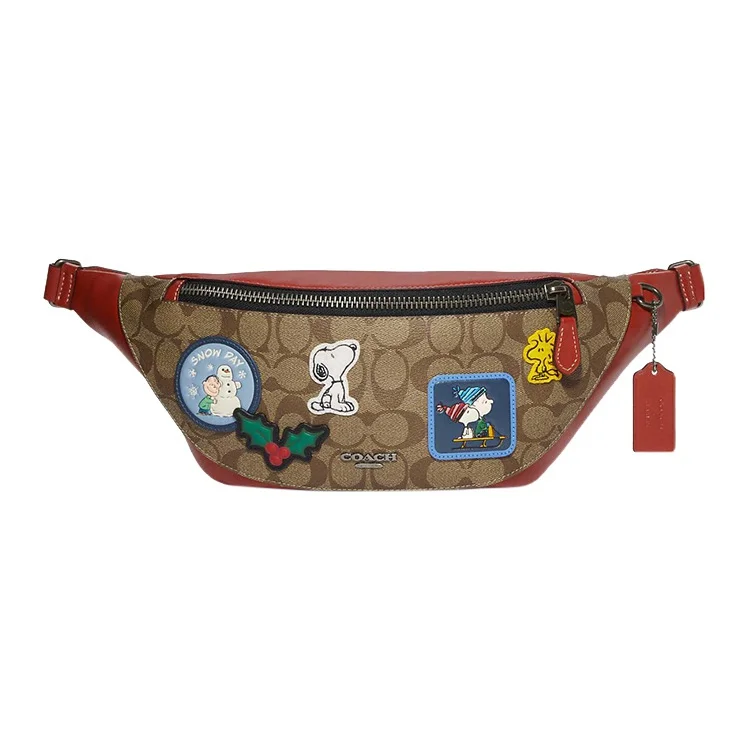SNOOPY X PEANUTS X COACH Warren Fanny Pack CE541-QBE7V
