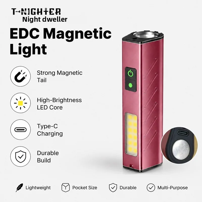 Strong Light Flashlight LED Infrared Detection Light Maintenance Remote Projection Portable Mini Rechargeable Outdoor Torch