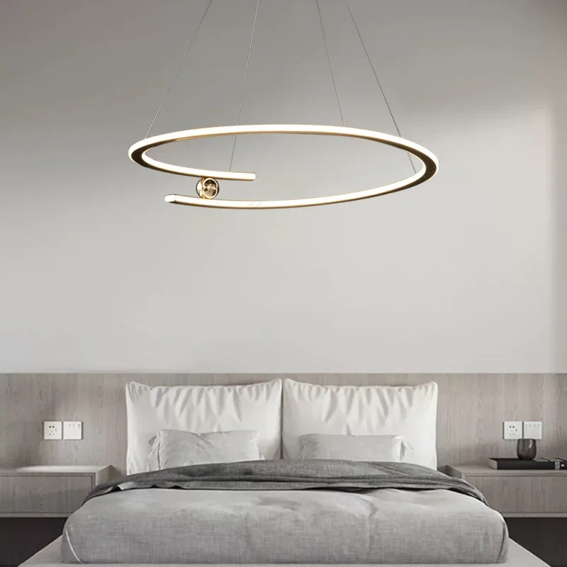 Moderne LED-Pendel leuchte für Wohnzimmer Esszimmer Schlafzimmer Modell Showroom Kronleuchter Wohnkultur Innen beleuchtung Glanz