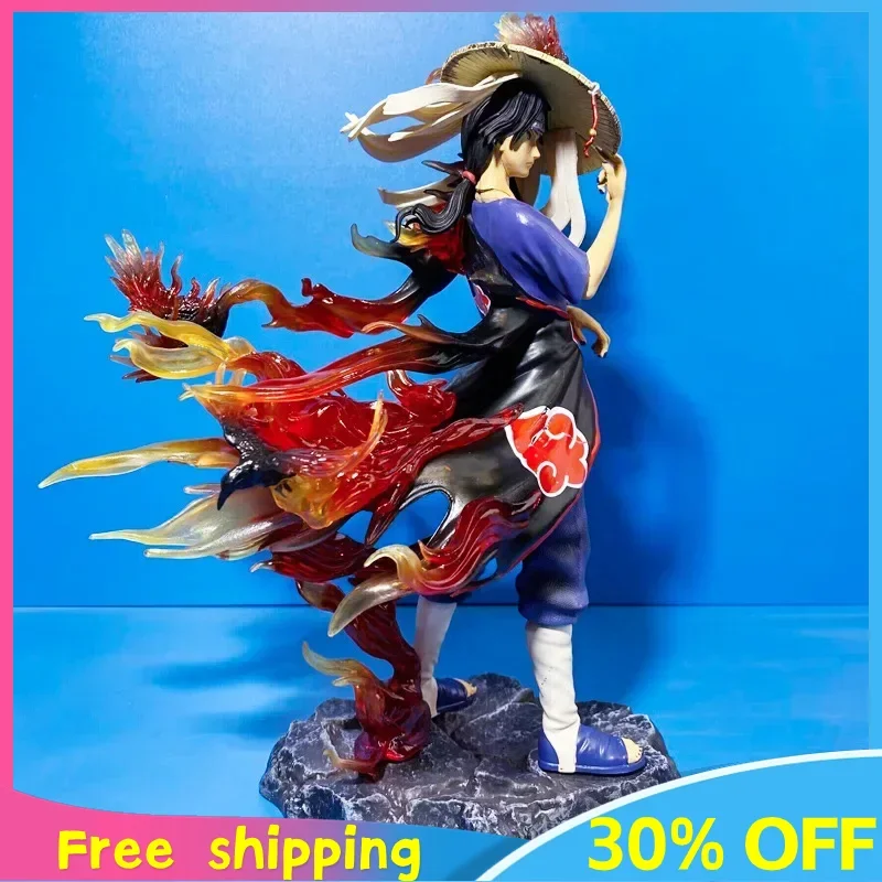 

New NARUTO 26cm Uchiha Itachi Anime Figure Peripheral PVC Model Scene Statue Desktop Decoration Ornaments Kid Birthday Gifts Toy