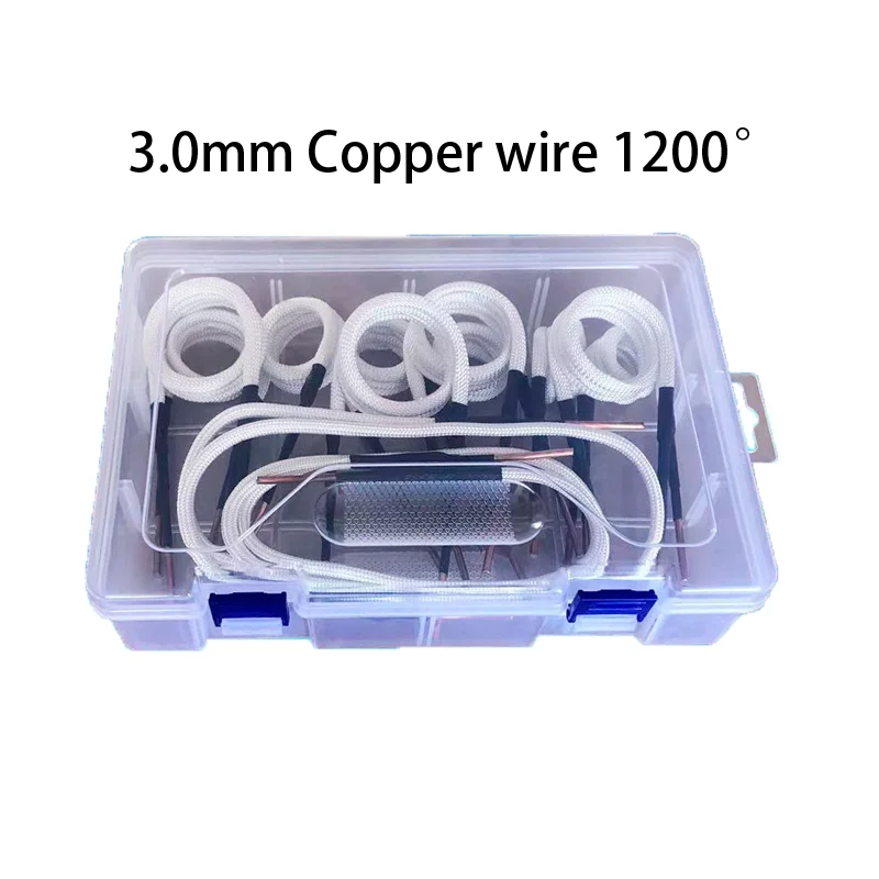 3.0mm Copper wire 1200° Heat Induction Heater Coil Kit For Magnetic Induction Heater Resistant For Removing Rusty Bolts And Nuts