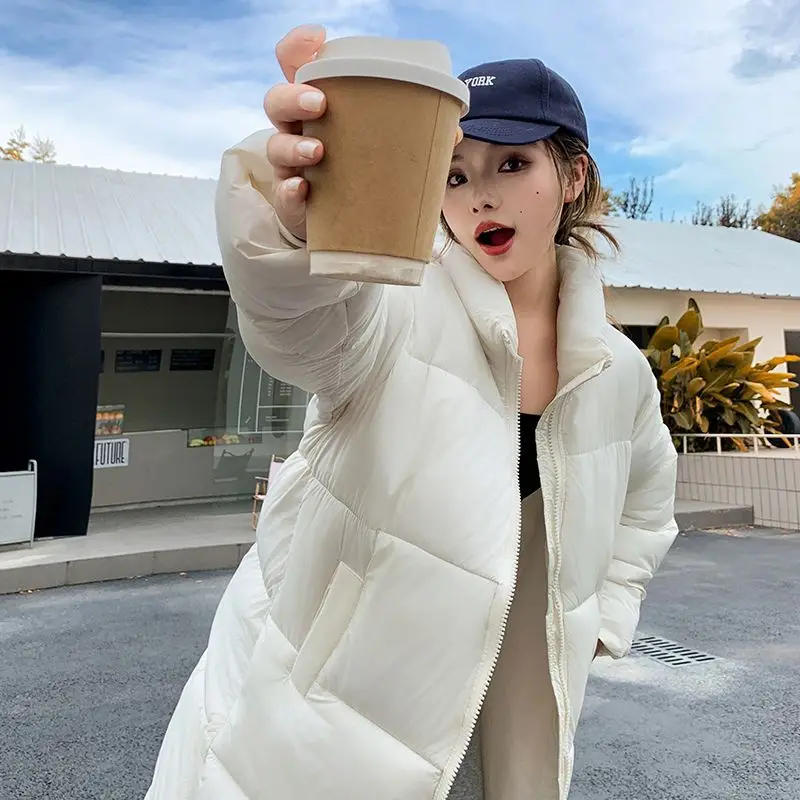 Piumini addensati Giacca in cotone di grandi dimensioni da donna Giacca invernale in cotone allentato nuovo stile 2025 per piumino da donna