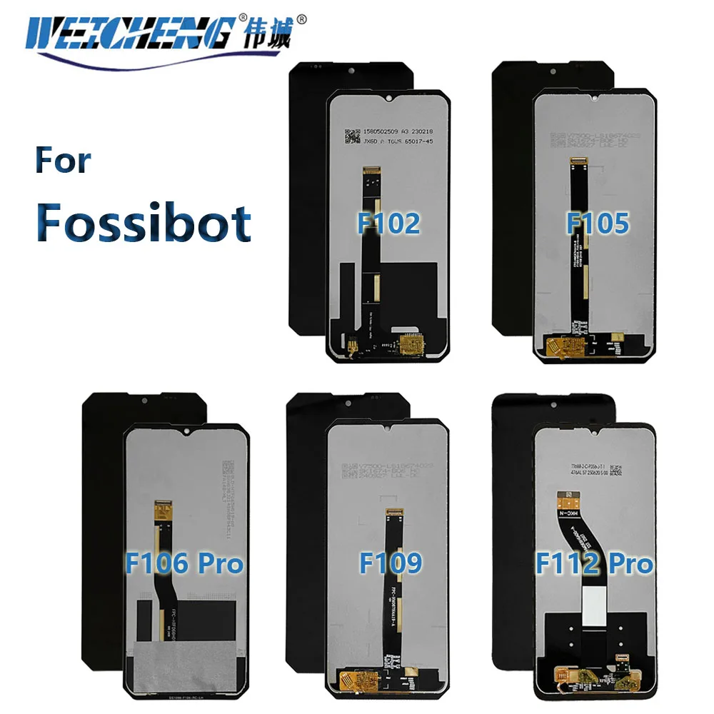 Original Tested For FOSSIBOT F106 Pro LCD Display Touch Screen Digitizer Assembly F101 F102 F105 F109 F112 Pro F113 Phone