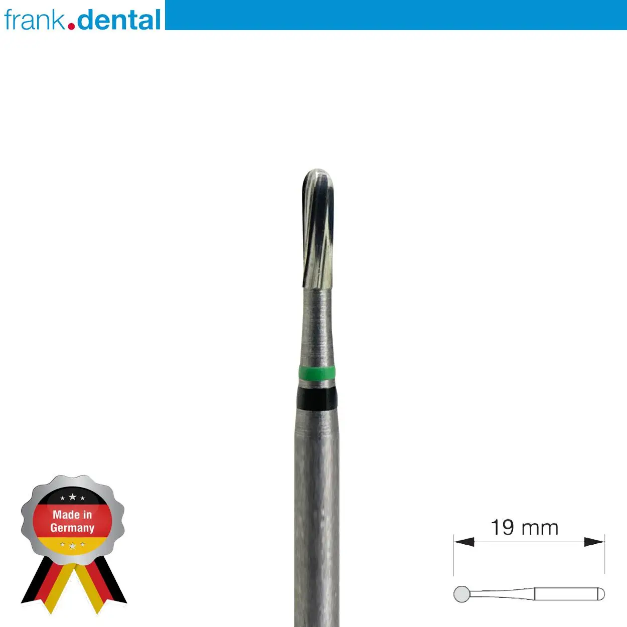 Frank Dental - Cutter Beast 1 Carpide Metal&Crown - 10 Pcs