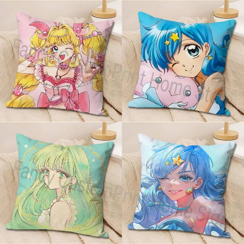 

M-Mermaid Melody Pichi Pitch Various Sizes Square Pillow Case For Car Home Bedchamber Decor Custom Valentine gift