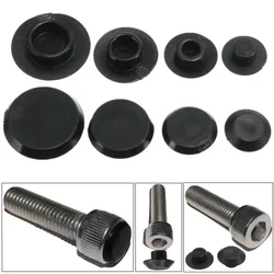 5/10/20/50pcs Protective Caps for Screws Hex Socket Allen Bolt Screw Nut Hexagon Head Cover Cap Protector M4-M12 Black