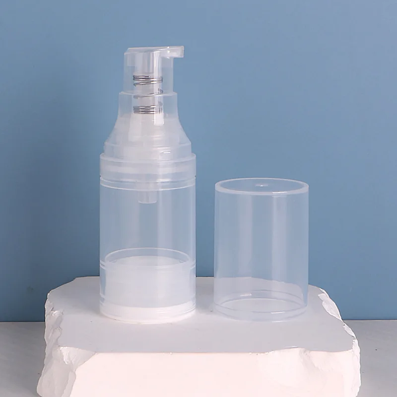 15-50 ml Mini Tragbare Vakuum Presse Typ Flasche Nachfüllbare Make-Up Kosmetik Für Creme Gel Feuchtigkeitscremes Flüssigkeit Lotion flaschen