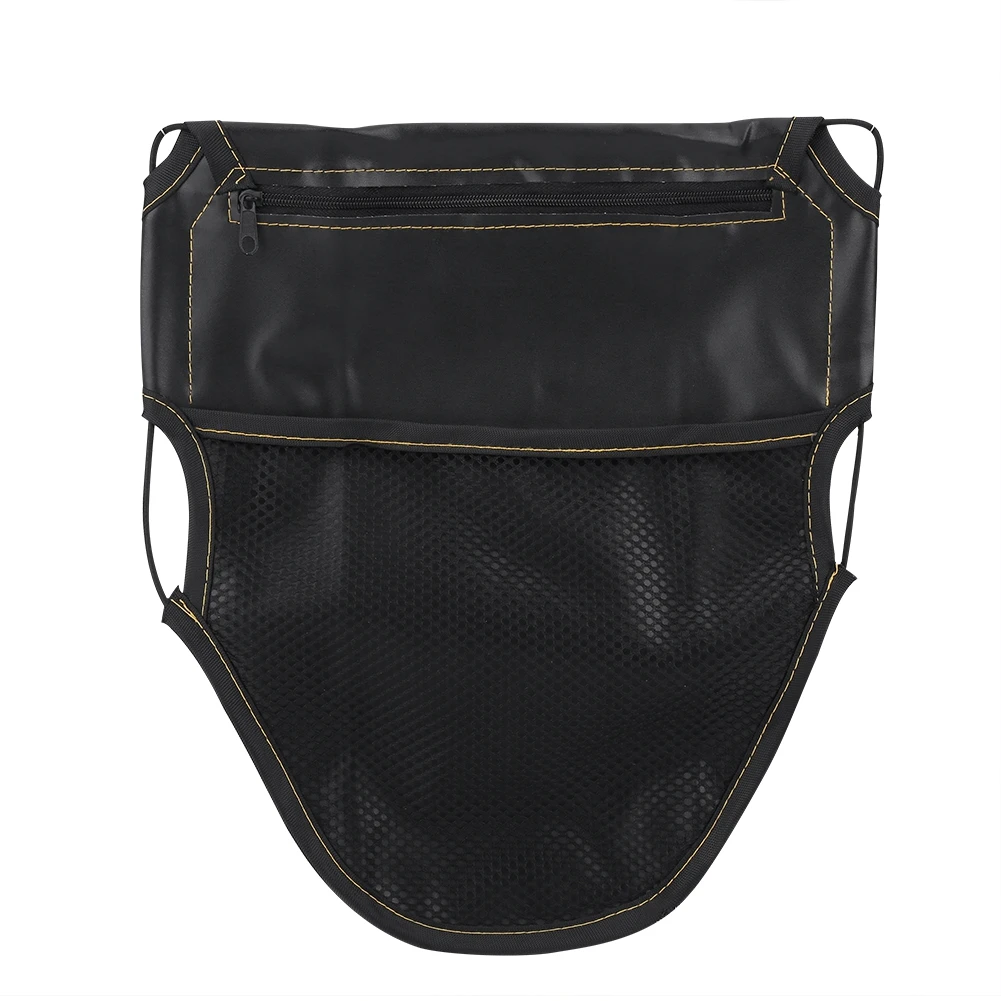Under Seat Storage Bag PU Leather Motorcycle Scooter Under Seat Storage Pouch Bag Organizer Dual pockets Design