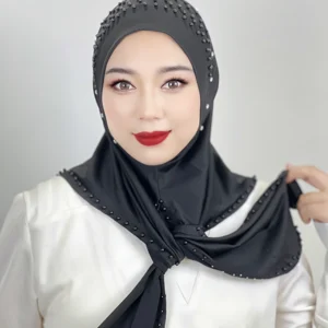 العمائم الأفريقية وشاح موجير عربيكا الرقبة أنثى بانولو دي موجر الحجاب الناعم مسلم لون خالص مطرز الحجاب العربي الطويل امرأة مطرز ناعمة وسهلة الارتداء الحجاب الحجاب التفاف الرأس التركي وشاح أعلى 12 مبيعات الأوشحة التركية - رقم 5