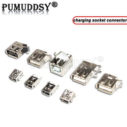 5PCS Connector USB-AF Female Socket (Double Layer, DIP SMD Vertical Single Layer) USB Socket Interface Mini USB-3.1 10 16 24P