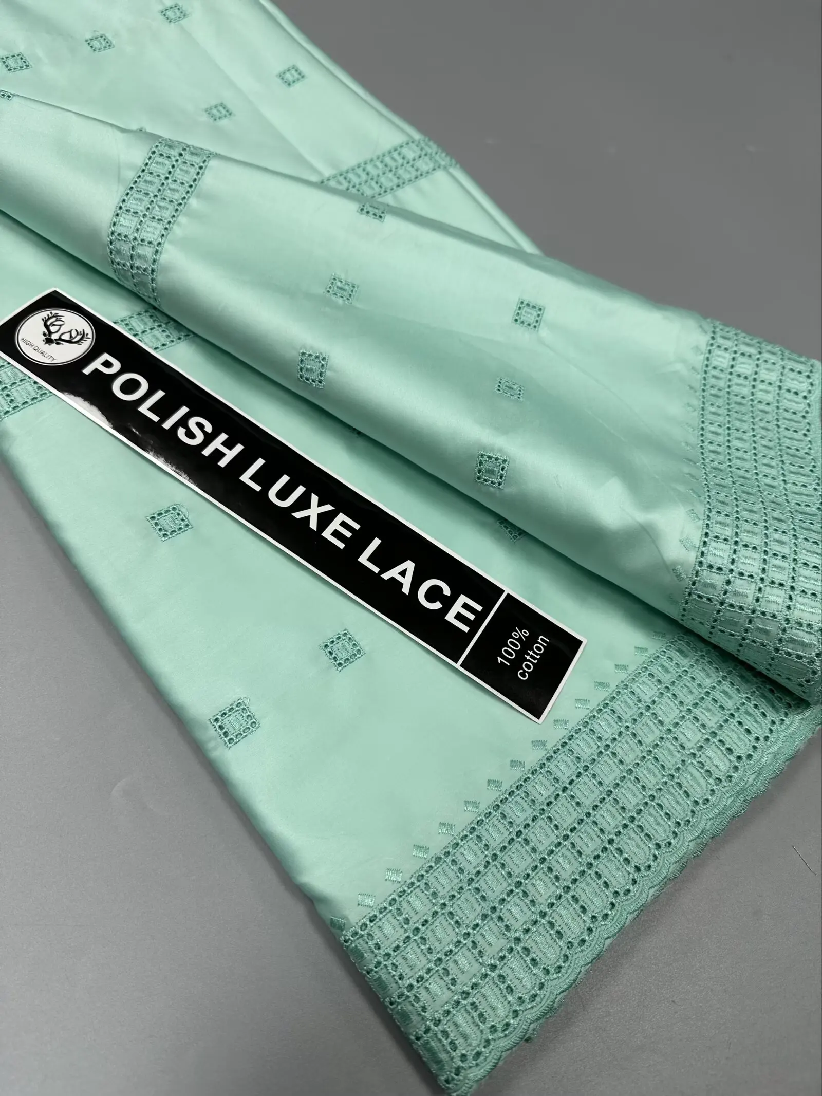 

100% Cotton Swiss Voile Lace Fabric High Quality African Lace Fabrics 5 Yards 2025 Atiku Fabric for Men Nigerian Fabric