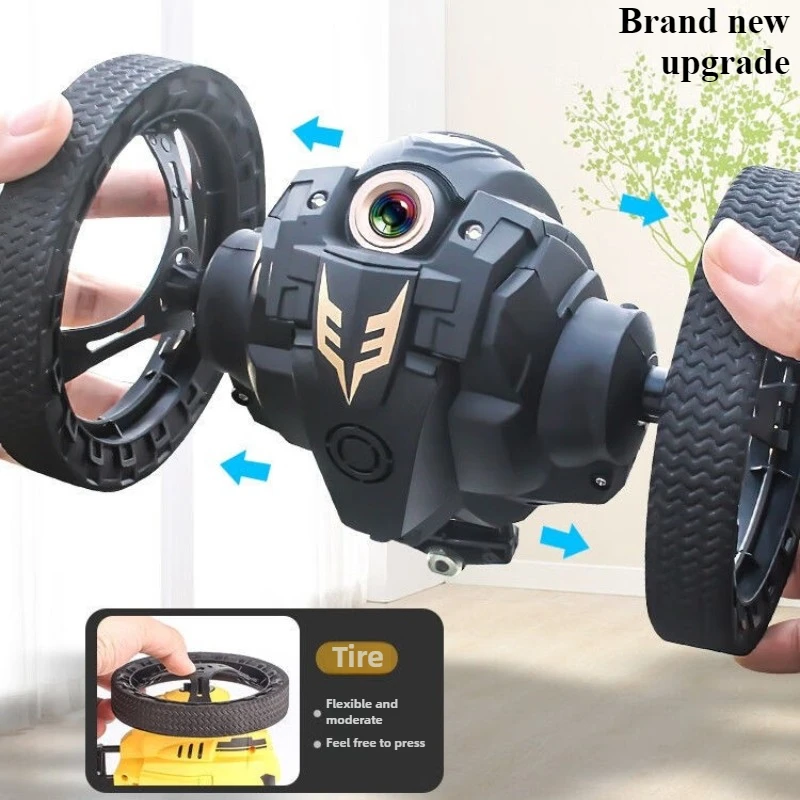 Cool Stuff Toy Car Funny Gift-Kawaii High-speed 4WD Rc Truck,Stunt Roll Bounce Rc Cars,WIFI HD Camera Rc Drift Car,Toys for Boys