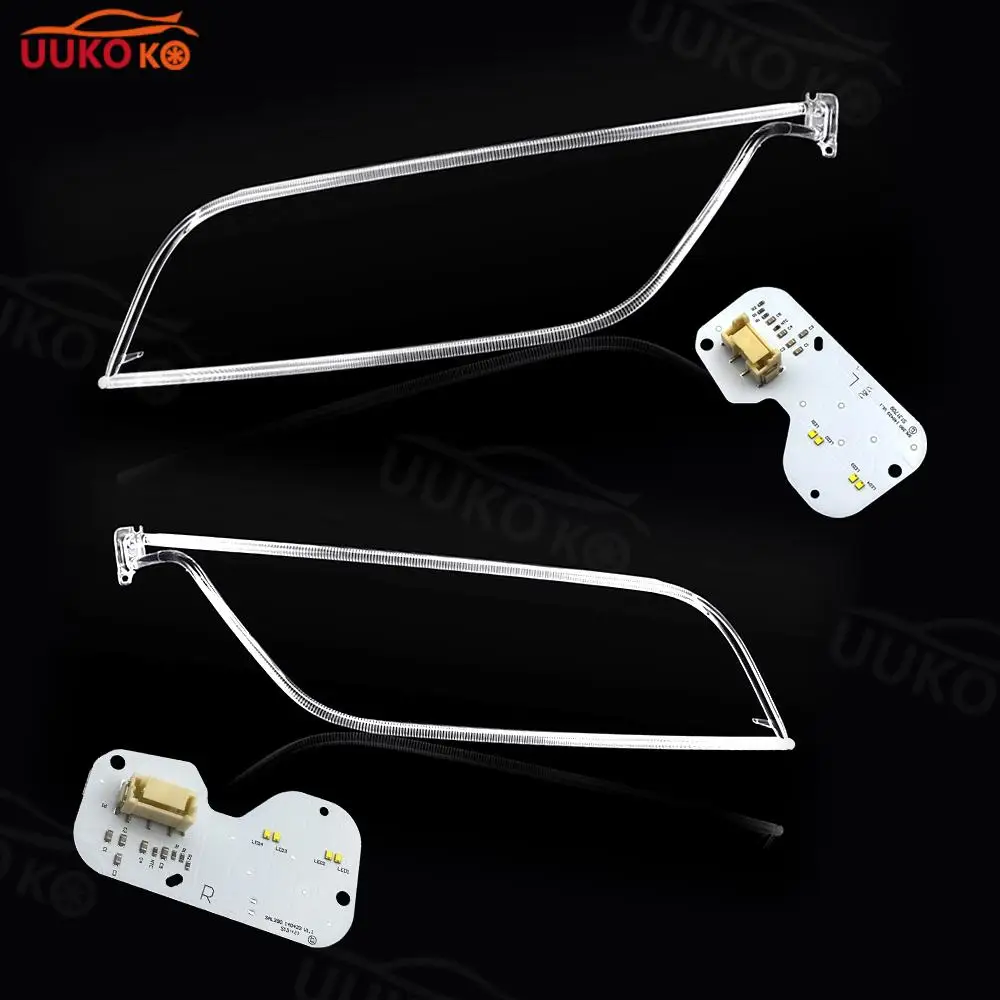 Fit Für Audi Q5 2013-2018 LED Auto Scheinwerfer Lichtleiter Platte Lichtleiter Rohr DRL Lichtquelle Bord chip Bord Angel Eye