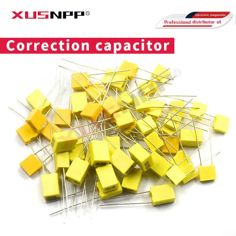 

20pcs Polypropylene Safety Plastic Film 100V 1nF ~ 470nF 100nf 220nf 10nf 47nf 22nf 1nf 0.47uf 0.1uf 330nf Correction capacitor