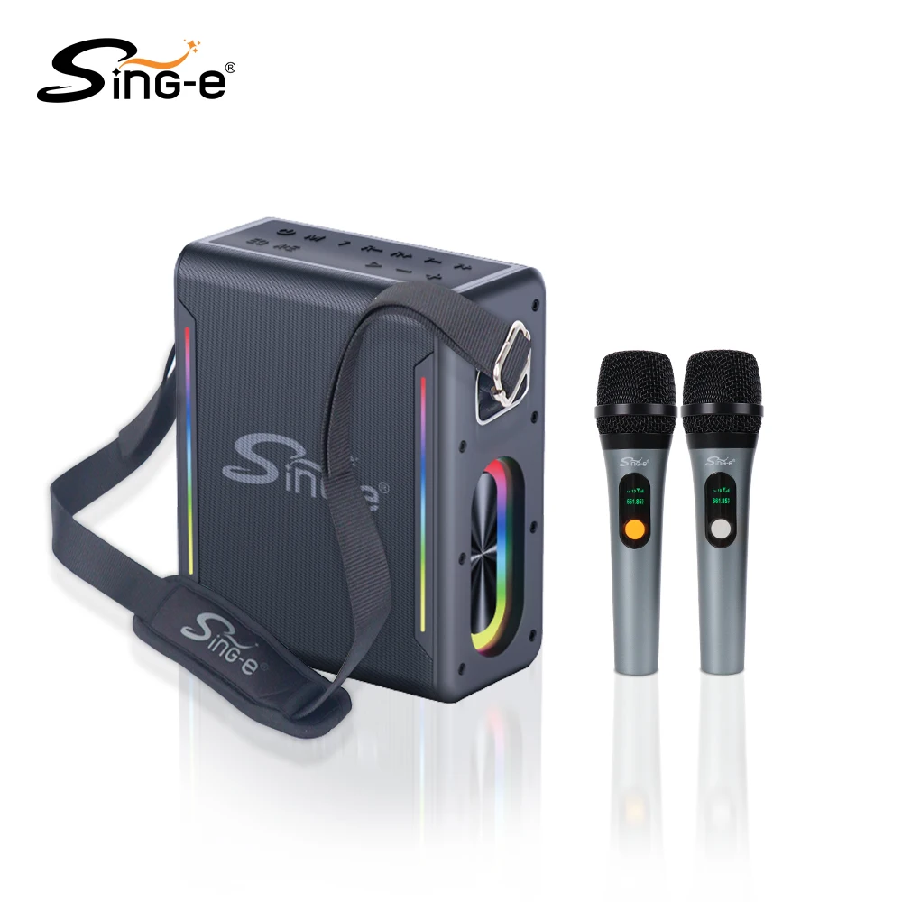 

ZQS V73 High Quality Family KTV Set Adult Children Sing K Song Double Microphone 100W Bluetooth Speaker All-in-one Machine Audio