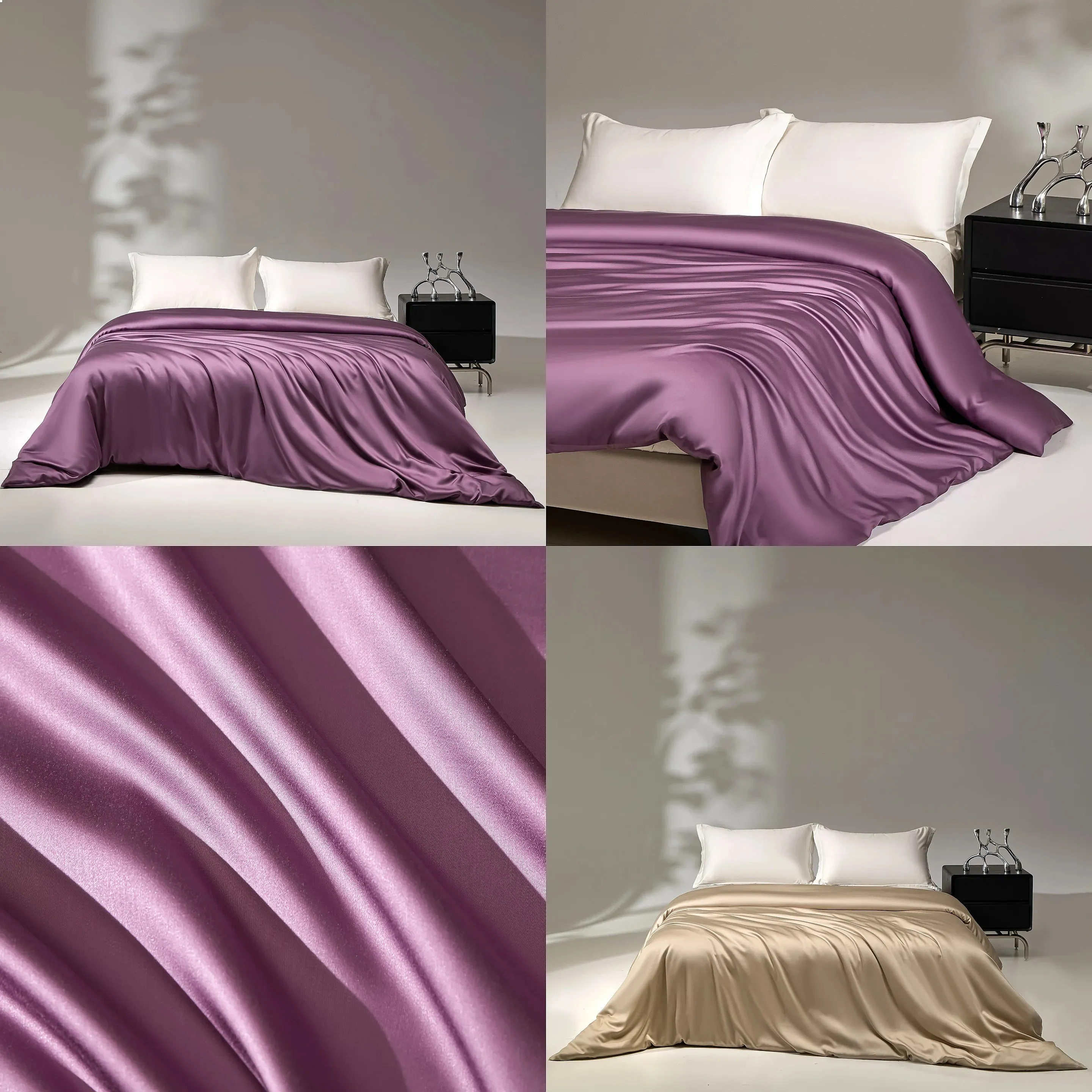 Natural Mulberry Silk Quilt Cover Pure Silk Duvet Cover Soft Comfortable Single Double Size Custom Gift