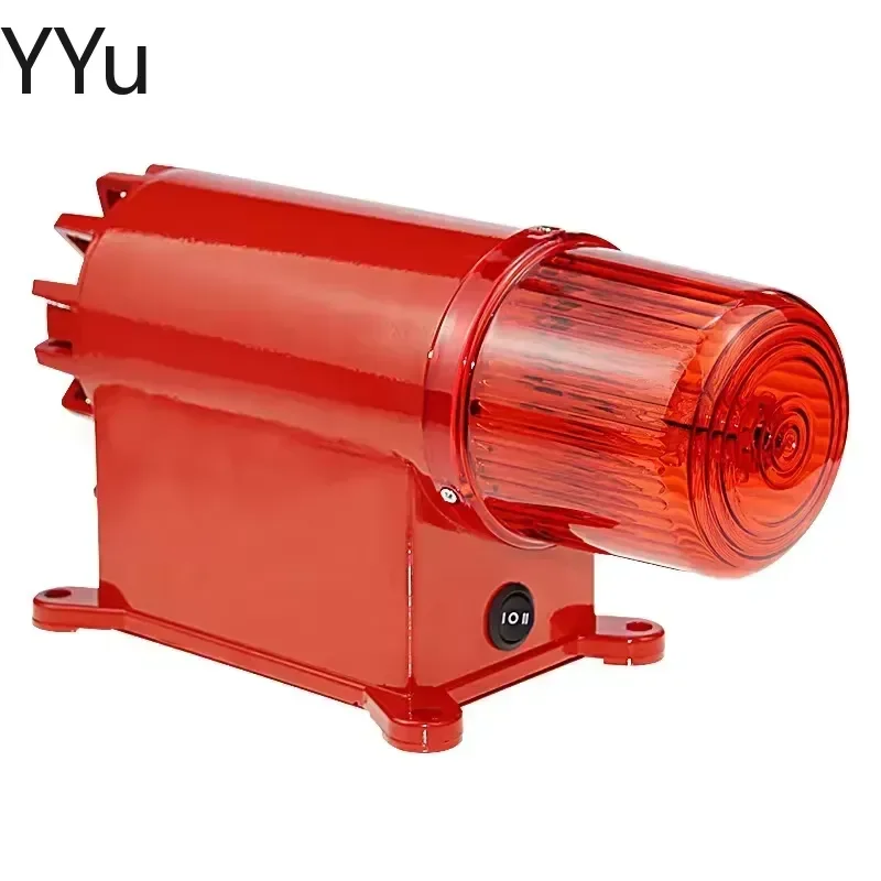 for Industrial AC Sound and Light Alarm Emergency Siren with Strobe Light Eye-catching Warning Lights Sounder Safety Alert