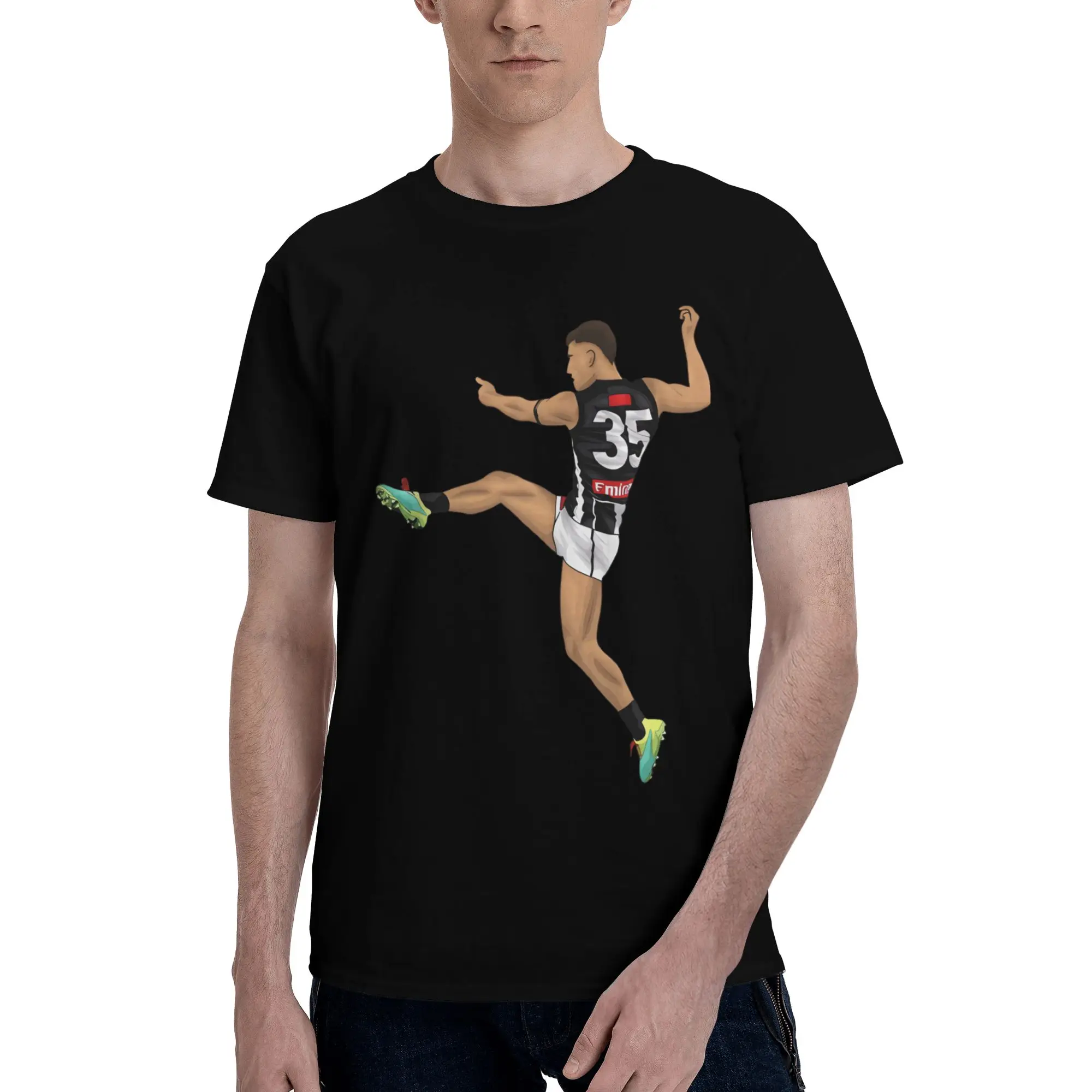 Nick Daicos Bucket Sweet Cool Reversible T-shirt Casual Vibe Cotton Tee
