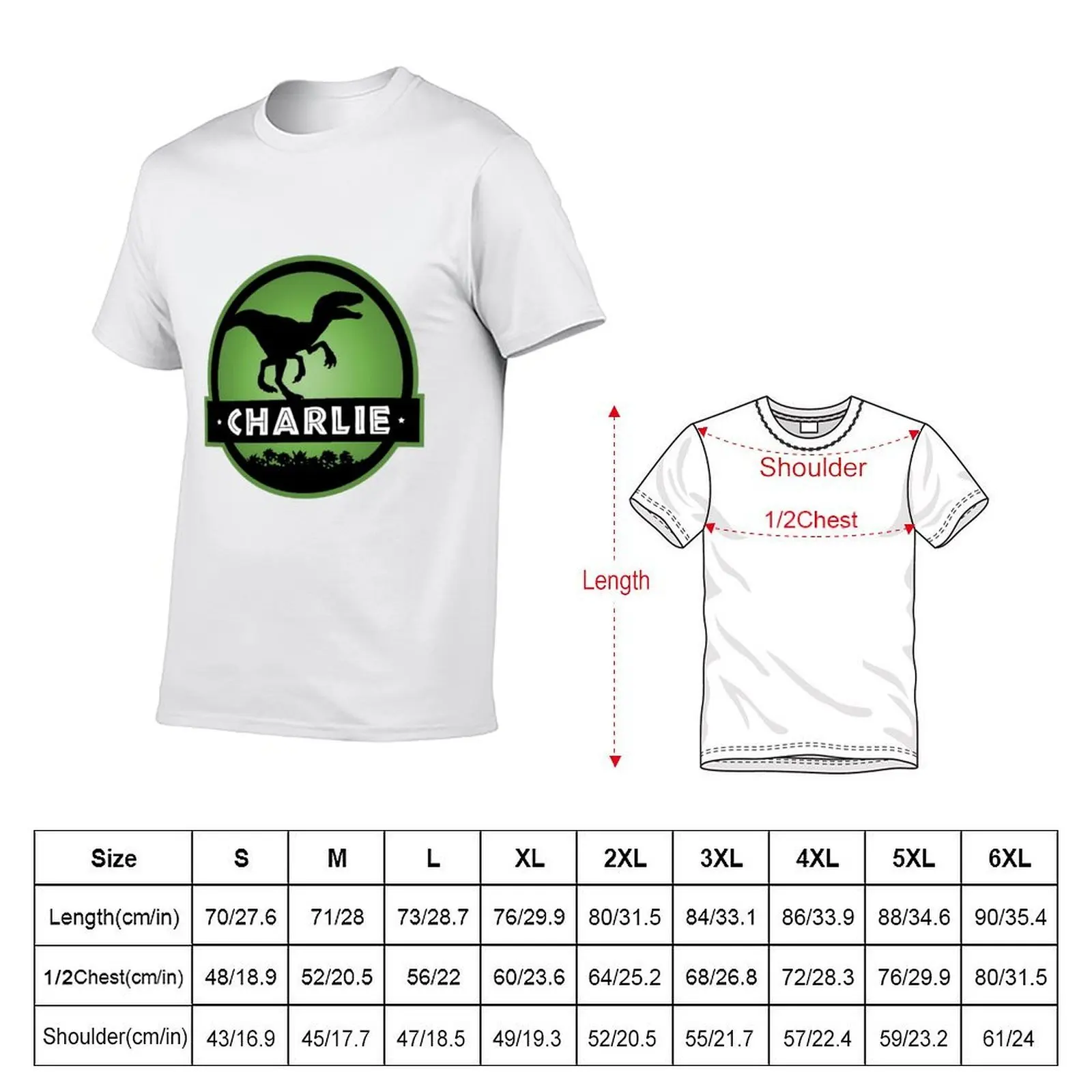 Velociraptor Charlie Squad T-Shirt anime shirt Funny t-shirts mens t shirts