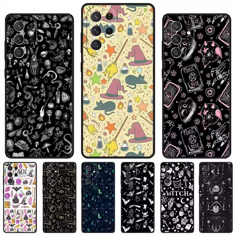 Witch Witchcraft phone case For Samsung Galaxy S24 S23 S22 Ultra Note 10 20 Plus S8 S9 S10 S20 S21 FE Cover