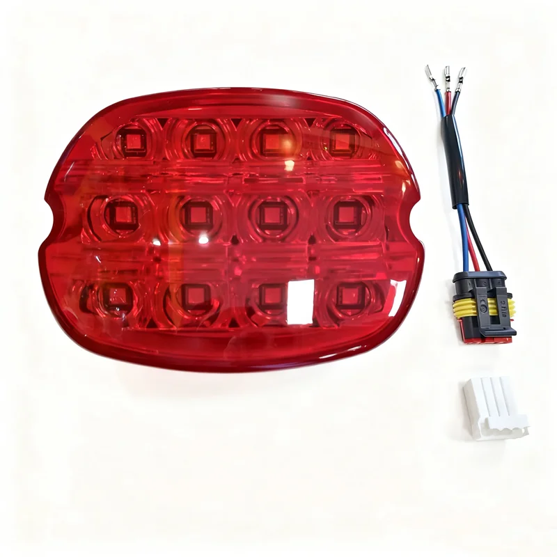 Motorcycle Modified LED Brake Tail Light Lens For Harley Dyna Night Train Touring Softail Sportster Road King Electra Road Glide