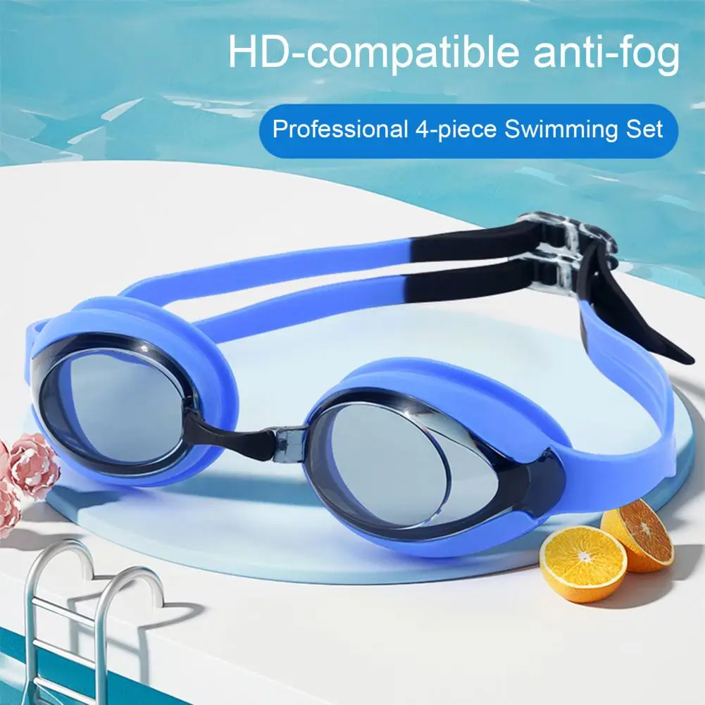 Ear Plugs Set 1 Set Reliable Comfortable to Wear 3D Fitting  Professional 4-piece Swimming Set Underwater Diving