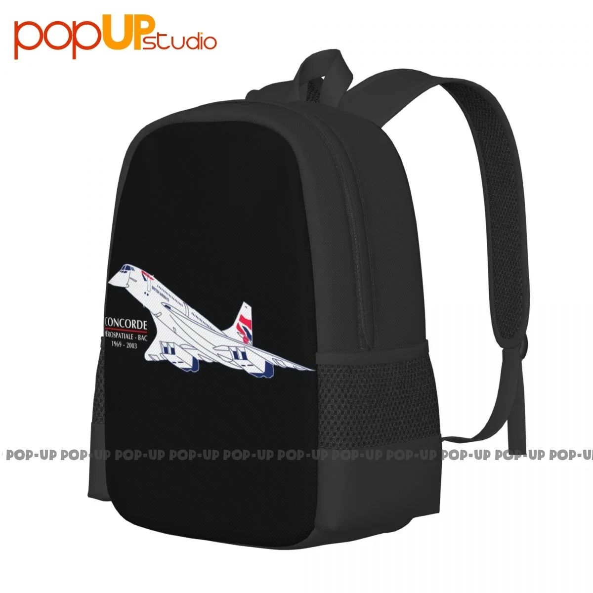 Aeroclassic Aviation Heritage Concorde Backpack Large Capacity Vintage Creative Eco Friendly Clothes Backpacks