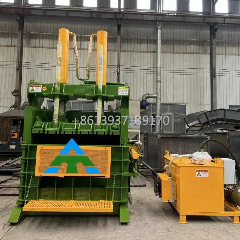 Automation Vertical Hydraulic Baling Machine Hydraulic Scrap Metal Baling Press Waste Paper Pet Bottle Baler Machine