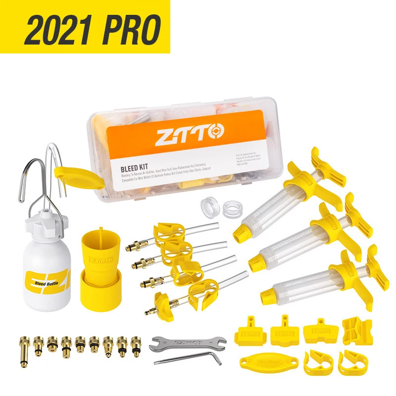 ZTTO Bicycle Hydraulic Disc Brake Oil Bleed Kit Tools For MTB Road Bike Brake Oil Bleed Adapters Filling Joint Repair Tool